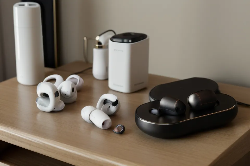Smartphone mit Frequenz-Audio-App neben einer Kaffeetasse während einer Fokus-Sprint-Pause